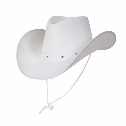 Wicked Costumes Texaanse cowboyhoed wit