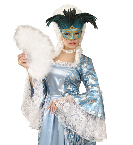 Widmann SRL Blauwe oogmaskers