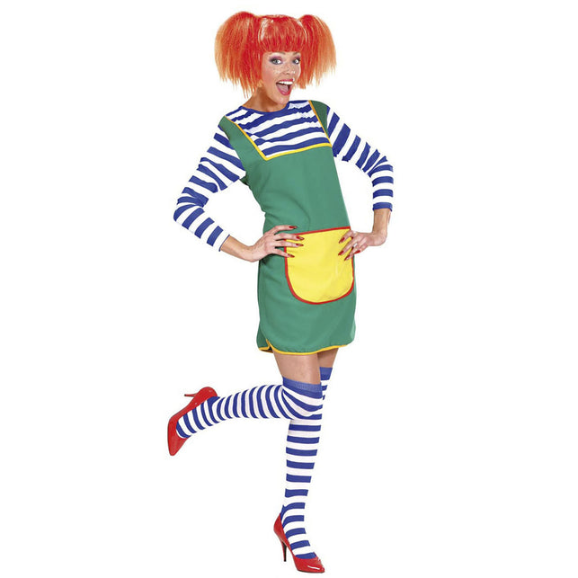 Widmann SRL Gestreepte kniekousen blauw wit